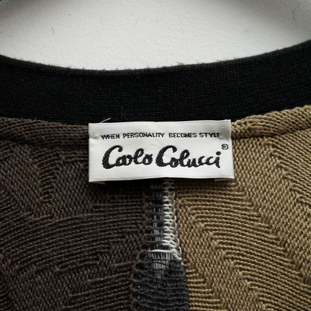 Jersey cardigan Carlo Colucci vintage (L)