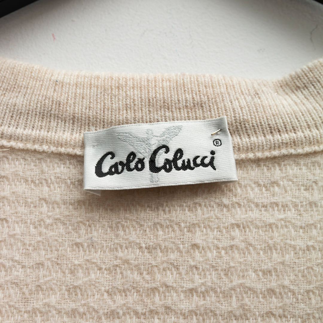 Jersey cardigan Carlo Colucci vintage (L)