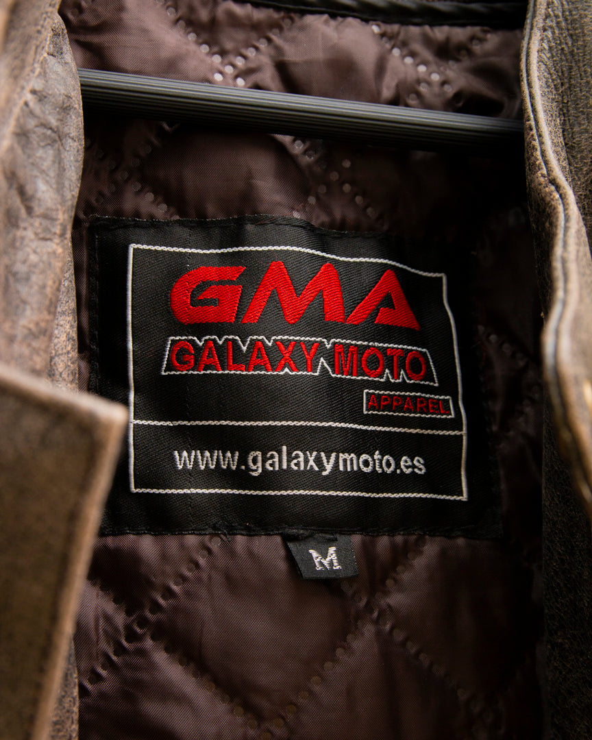 Chaqueta Moto cuero Vintage Galaxy (M)