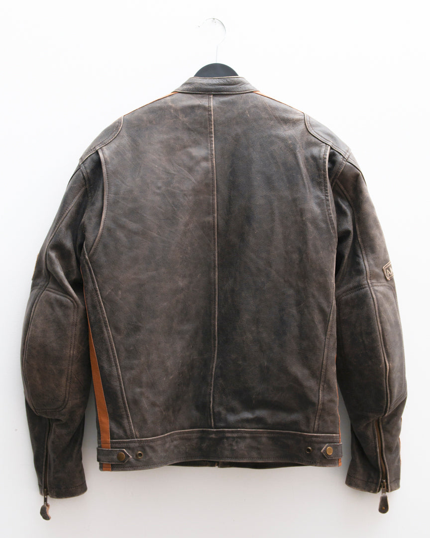 Chaqueta Moto cuero Vintage Galaxy (M)