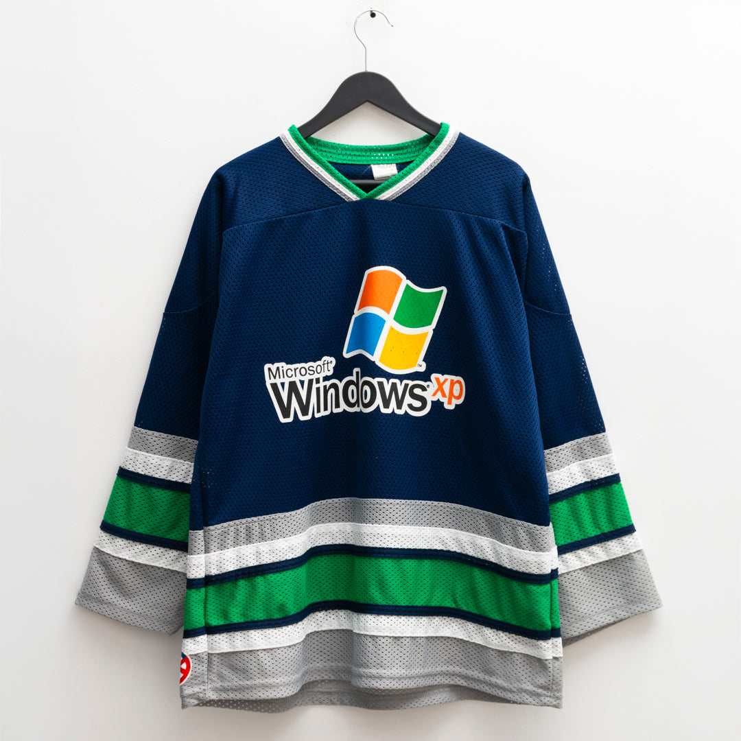 Camiseta Hockey Microsoft Windows Vintage (L)