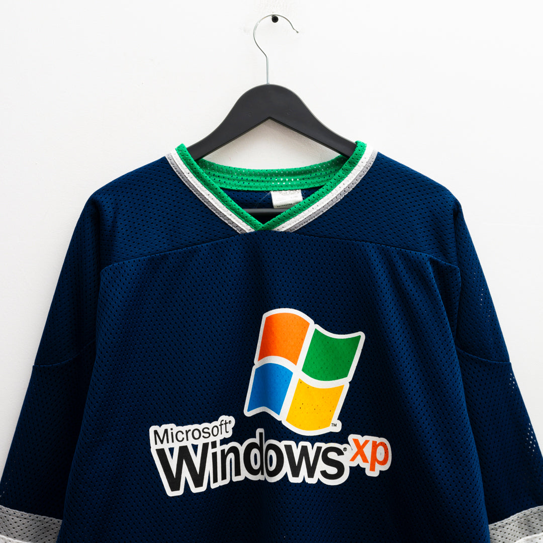 Camiseta Hockey Microsoft Windows Vintage (L)