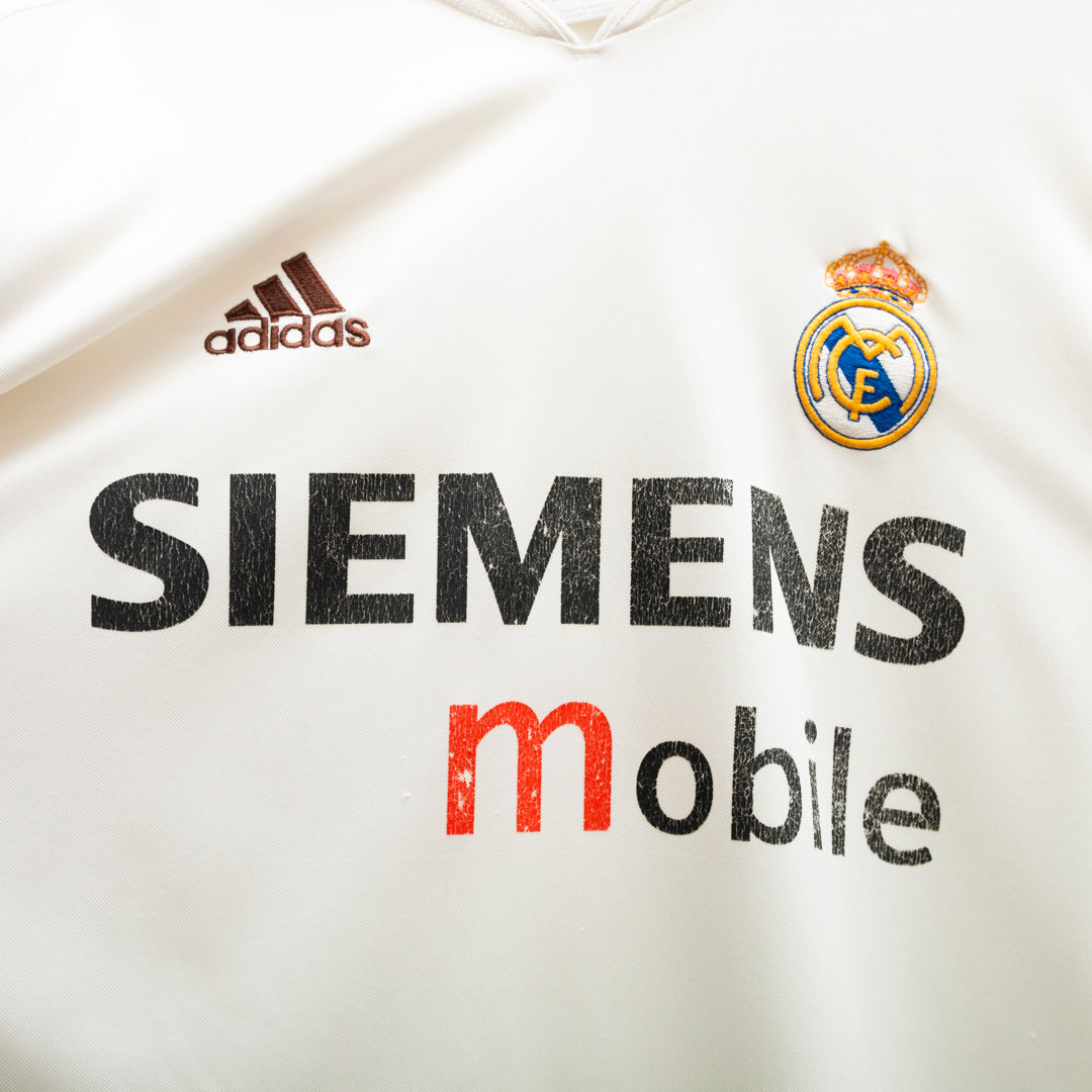 Camiseta Adidas Real Madrid primera equipacion 2004 (XL)