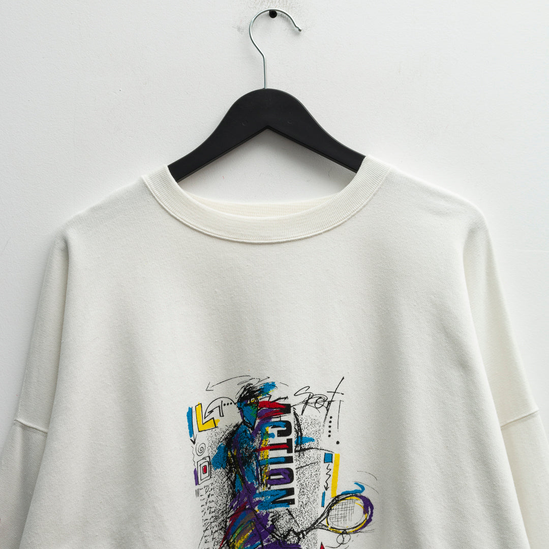 Sudadera Adidas vintage 80s (L)