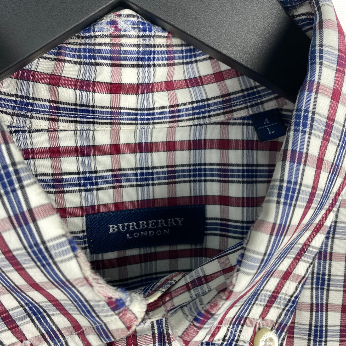 Camisa Cuadros Burberry L